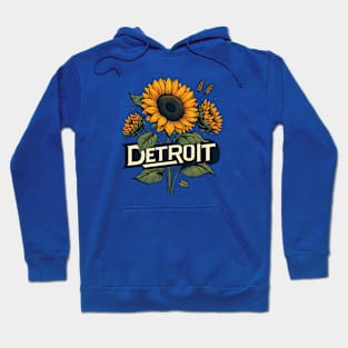 Detroit Sunflower Hoodie